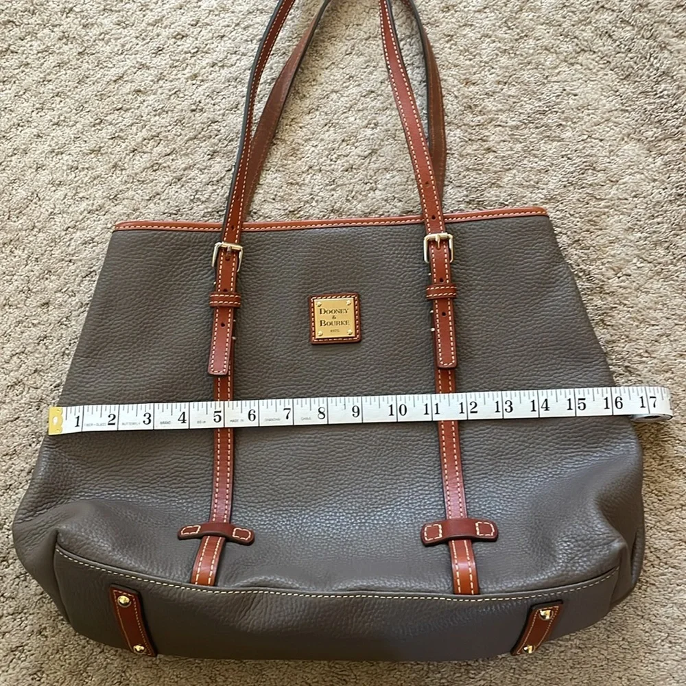 Dooney & Bourke Pebble Grain Leather Tote - Picture 8 of 11